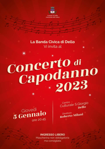 Concerto di Capodanno - Banda Civica di Dello