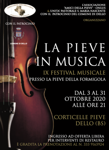 LA PIEVE IN MUSICA -  IX° FESTIVAL MUSICALE, 1° appuntamento